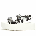 Melissa Women's Brave Papete Platform Sandal in White Print