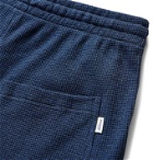 Schiesser - Hugo Textured-Cotton Drawstring Shorts - Blue