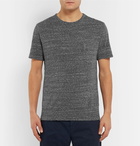 Officine Generale - Mélange Cotton-Blend Jersey T-Shirt - Men - Gray