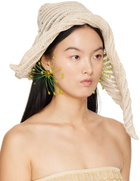 Isa Boulder SSENSE Exclusive Beige Big Conch Beach Hat