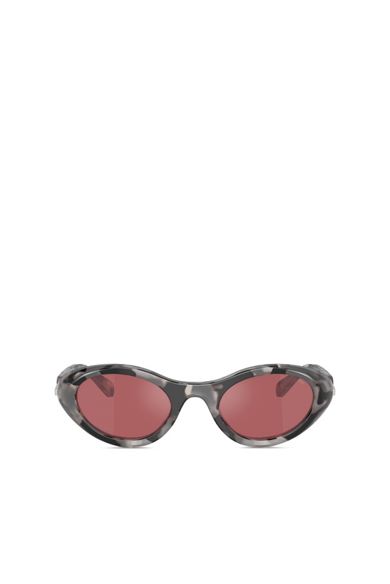 Photo: Diesel Wrap-around shape sunglasses - Sunglasses - Unisex - Multicolor