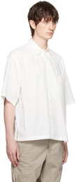 Undercoverism White Saddle Shoulder Shirt