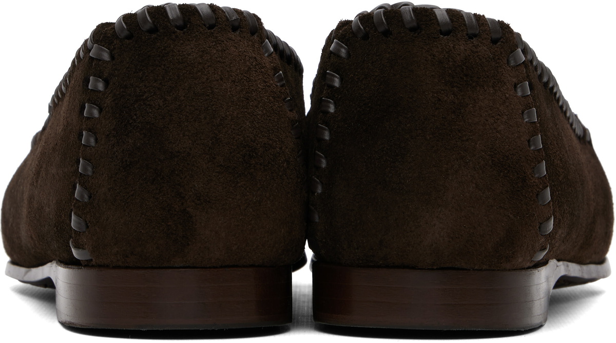 HEREU Brown Sastre Suede Loafers