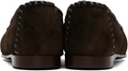 HEREU Brown Sastre Suede Loafers