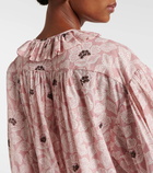 Zimmermann Ottie ruffled floral cotton top