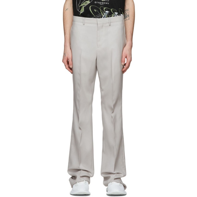 Photo: Givenchy Off-White Bootcut Tailored Trousers