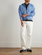 TOM FORD - Slim-Fit Cotton-Jersey Zip-Up Hoodie - Blue