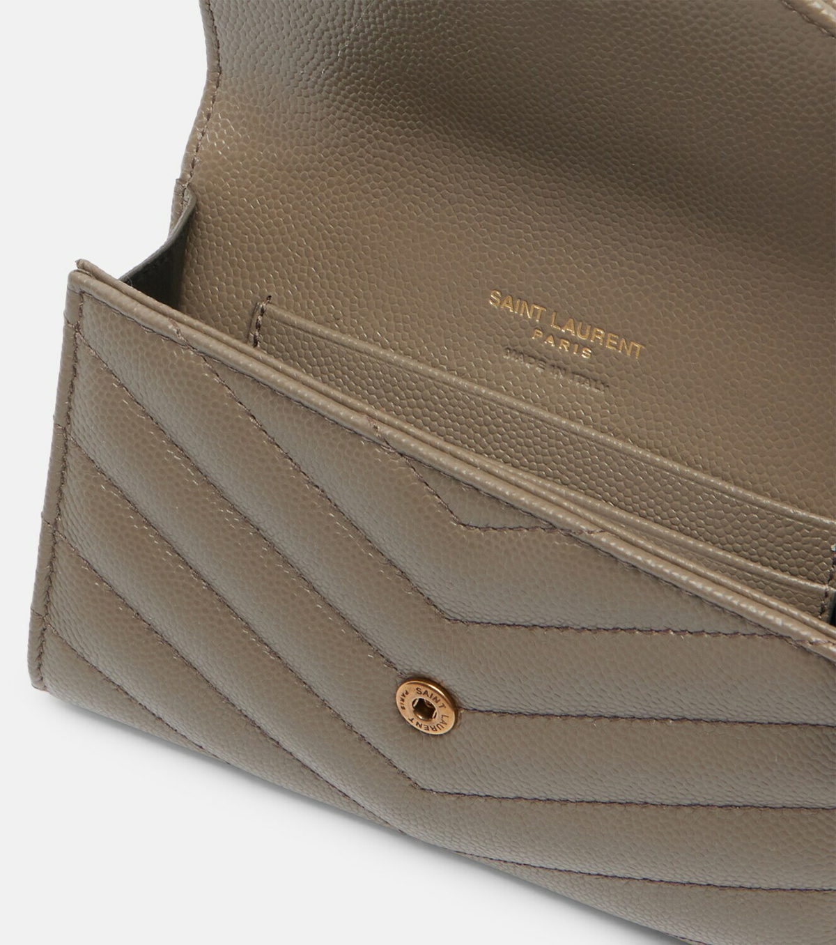 Saint Laurent Cassandre leather card holder