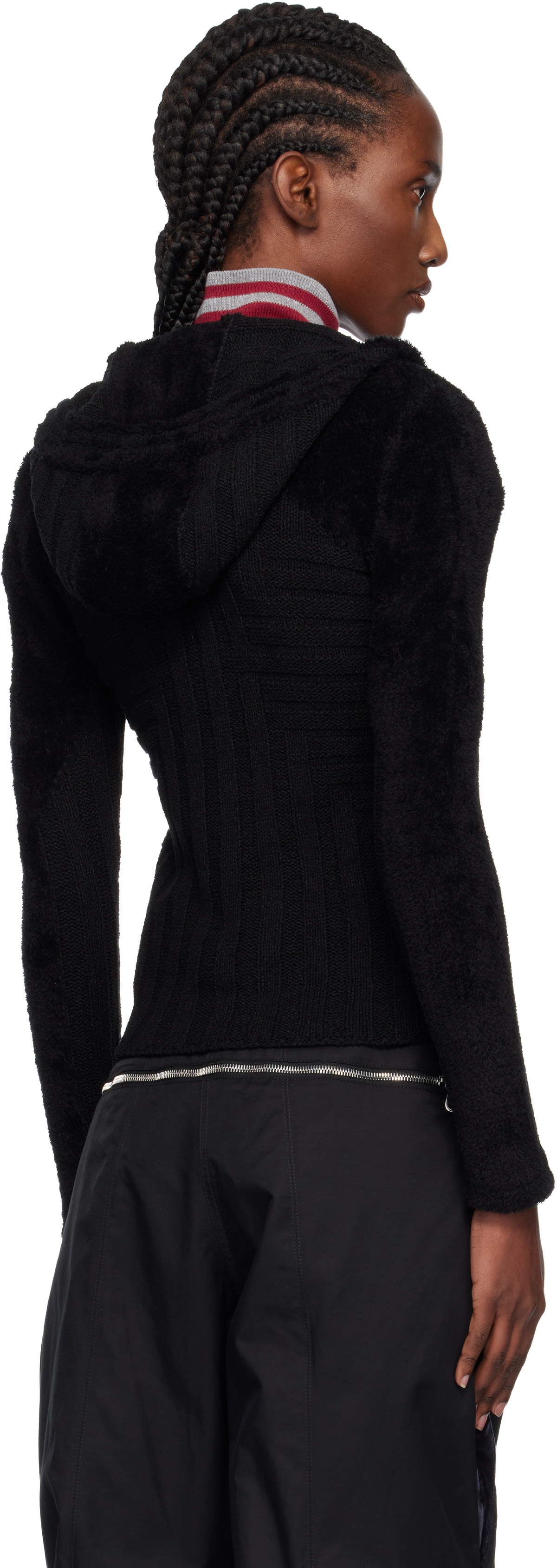 Kiko Kostadinov Black Quimby Fitted Hoodie