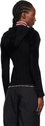 Kiko Kostadinov Black Quimby Fitted Hoodie