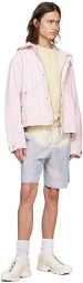 Stone Island Pink Detachable Hood Jacket