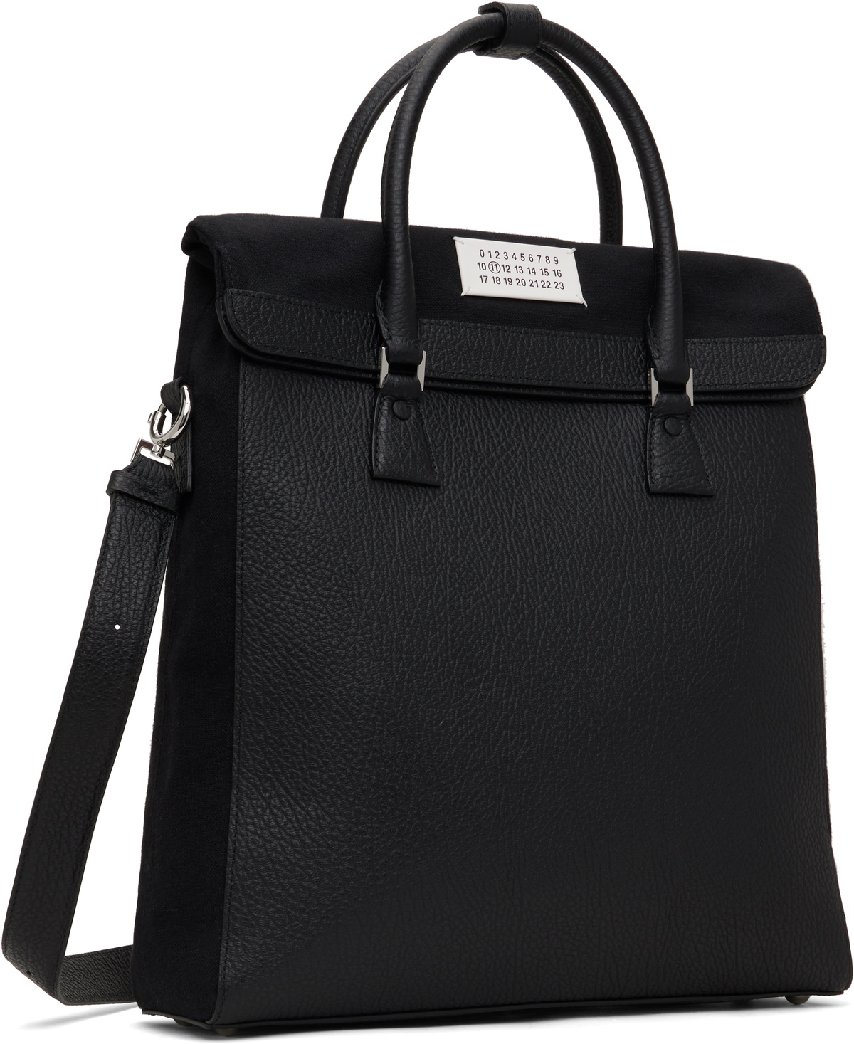Maison Margiela Black 5AC Daily Vertical Tote Maison Margiela