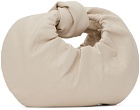 GIA STUDIOS Off-White Mini Croissant Bag