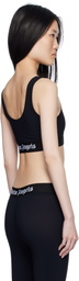 Palm Angels Black Logo Sport Bra