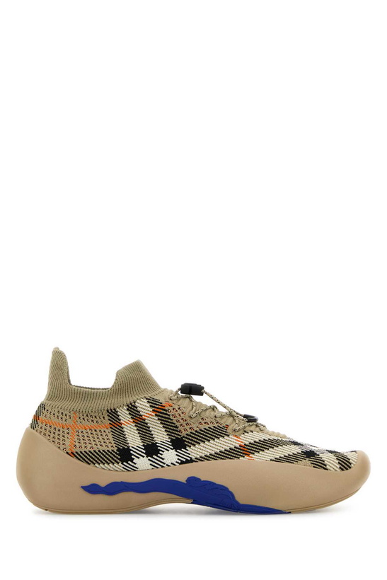 Photo: Burberry Printed Fabric Neptune Slip Ons