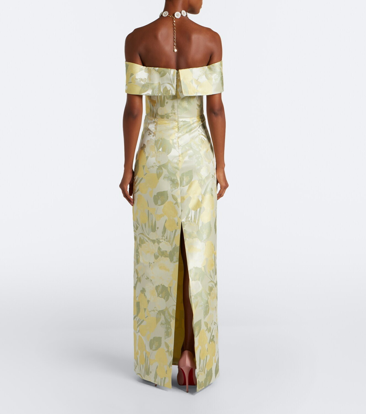 Markarian Clover floral gown