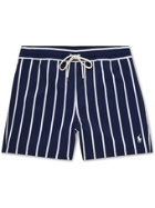 POLO RALPH LAUREN - Striped Swim Shorts - Blue
