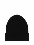 MONCLER GRENOBLE Logo Wool Knit Beanie Hat