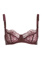 Fleur OF England Eliza Lace Underwired bra Dark Purple