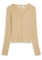 Day Birger ET Mikkelsen Briggs Ribbed Cotton-blend Cardigan Beige