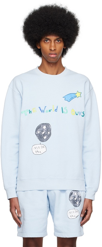 Photo: Kids Worldwide Blue 'The World Is Ours' Sweatshirt