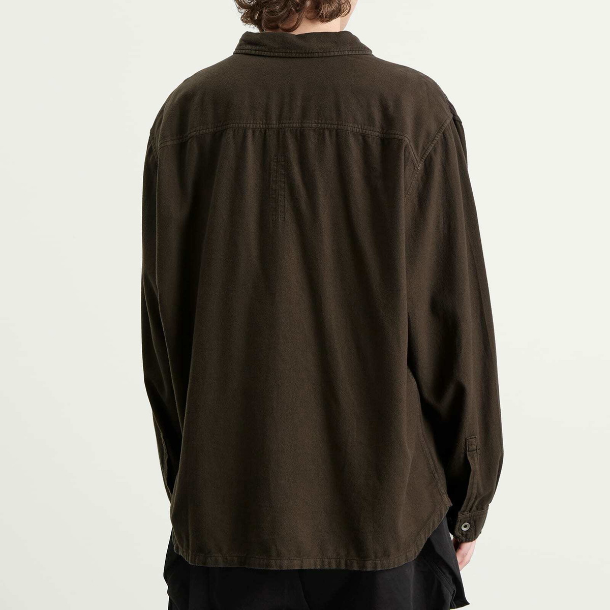 Rick Owens DRKSHDW Men's Jumbo Overshirt in Dark Dust Rick Owens