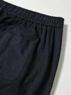Frescobol Carioca - Mendes Straight-Leg Stretch Linen-Blend Drawstring Trousers - Black