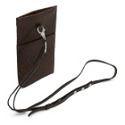 Lemaire Brown Neck Pouch