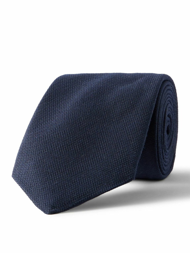 Photo: Canali - 8cm Virgin Wool and Silk-Blend Jacquard Tie
