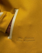 Awake Crown Varsity Jacket Yellow Bomber Jackets/College Jackets