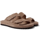 Officine Creative - Agora Suede Sandals - Brown