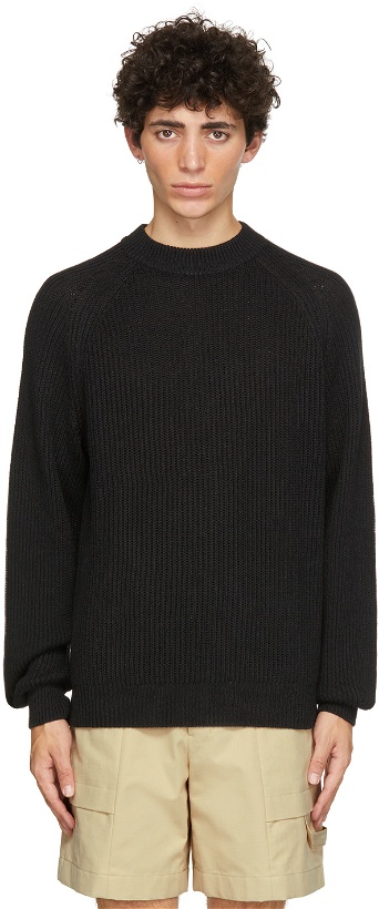 Photo: HOPE Black Linen Burly Sweater