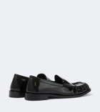 Saint Laurent Theobald Cassandre leather loafers