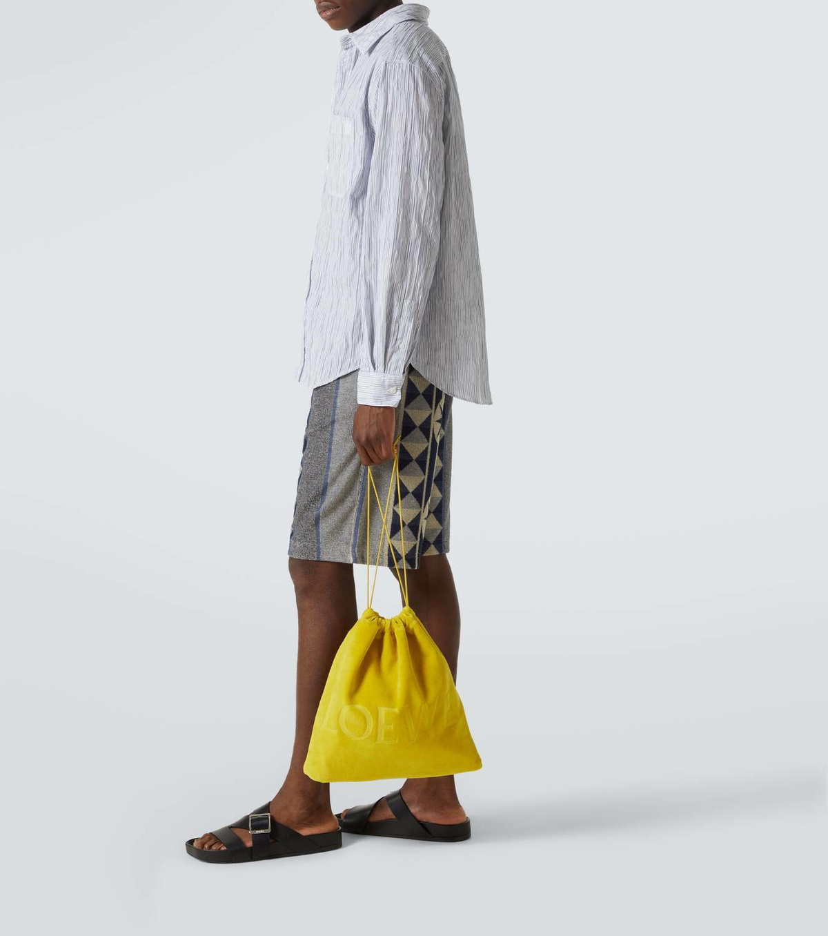 Loewe Paula's Ibiza Medium logo terry pouch Loewe