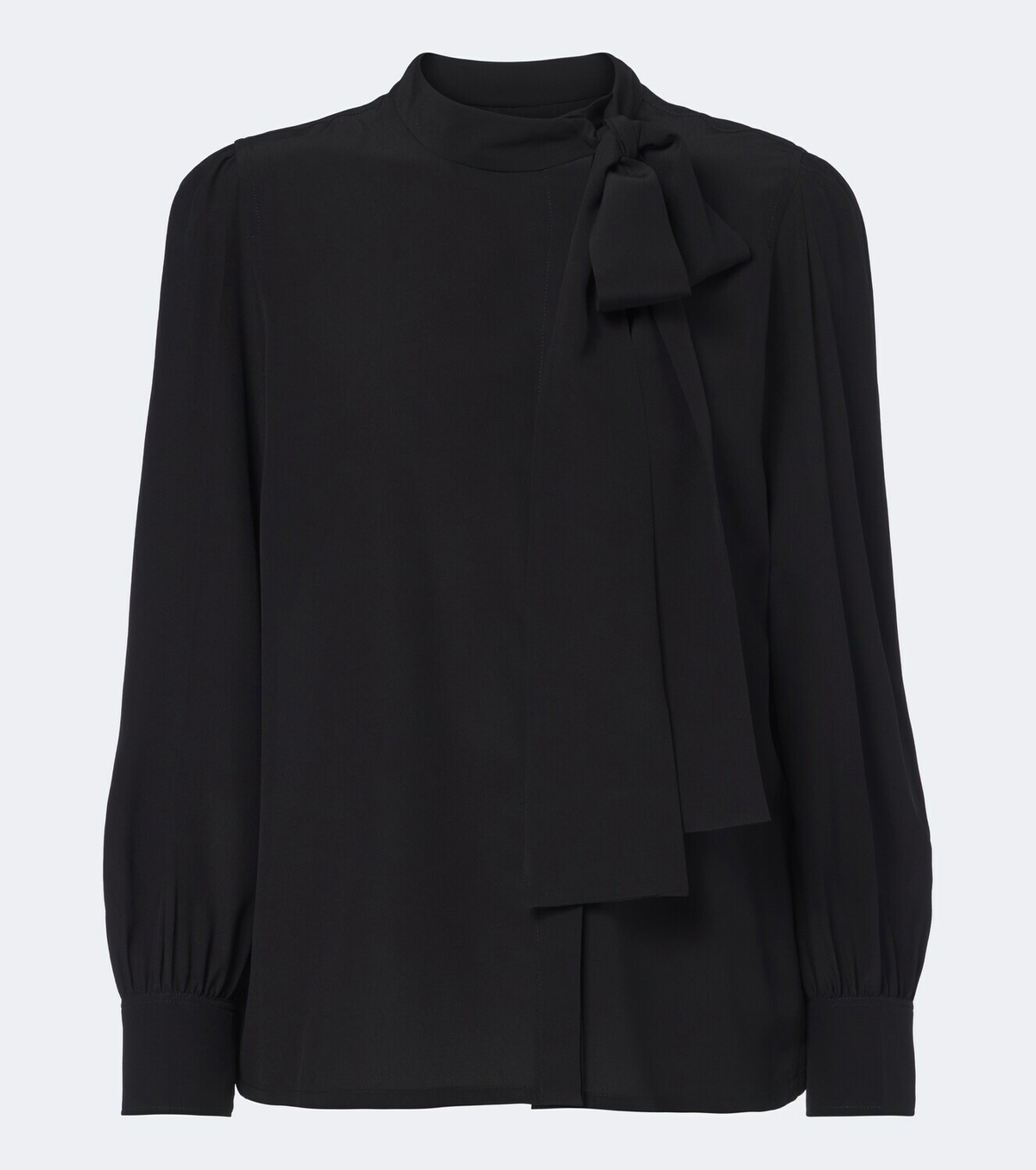 Gucci Tie-neck silk crêpe de chine blouse