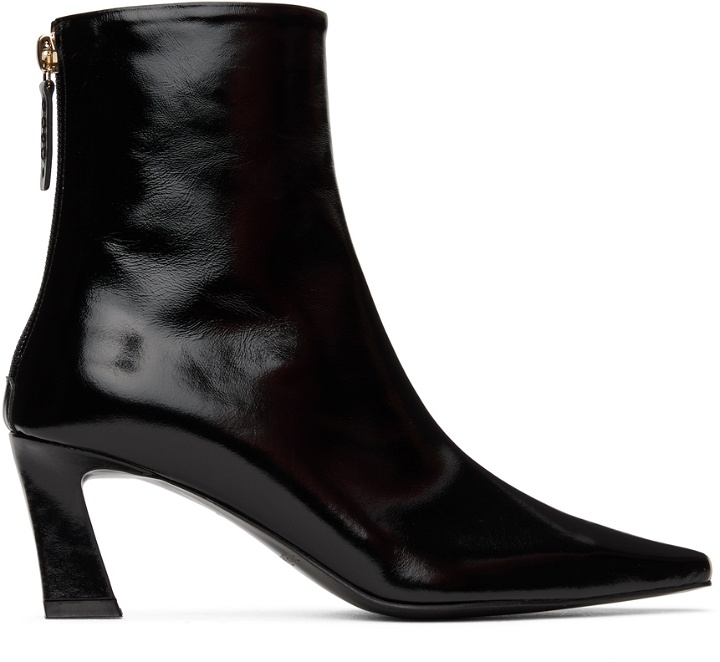 Photo: Reike Nen Black Pointed Ankle Boots