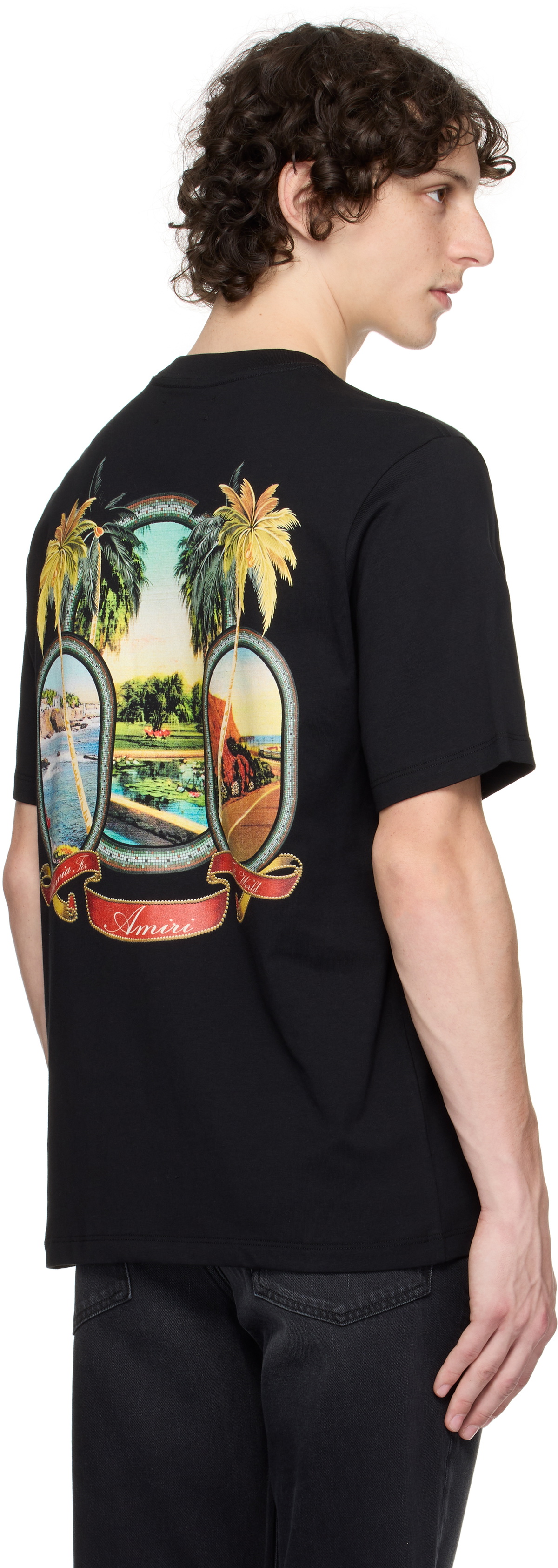 AMIRI Black 'AMIRI MA Paradise' T-shirt