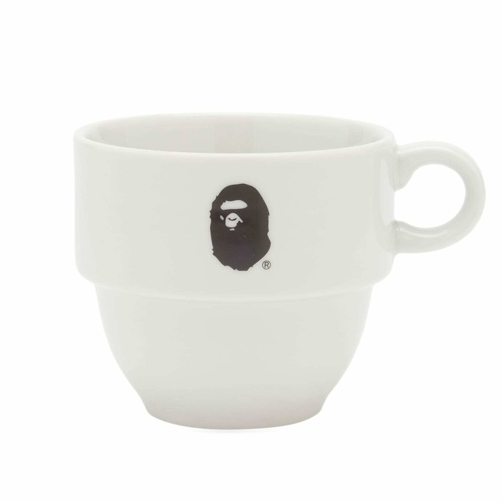 Photo: A Bathing Ape Men's Bape Cafe Mug in White 