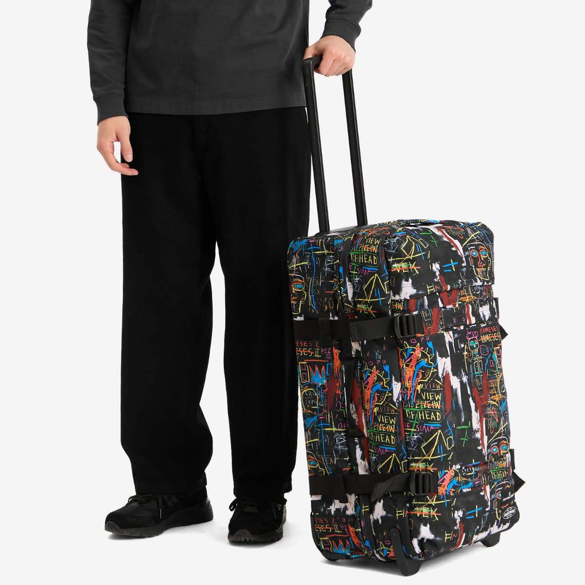 Eastpak x Basquiat Transit'r Medium Luggage Case - Kings 2 in Multi 