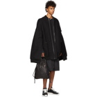 Rick Owens Black Moody Flight Coat