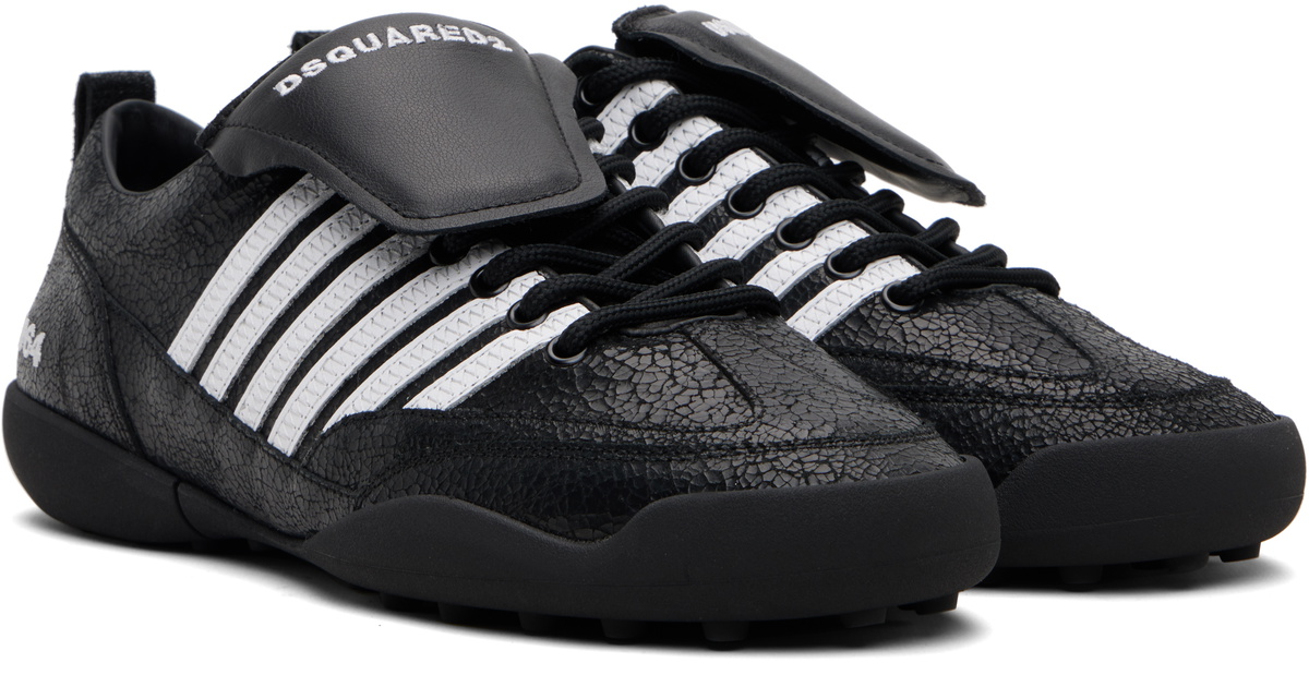 Dsquared2 Black & White Soccer Sneakers