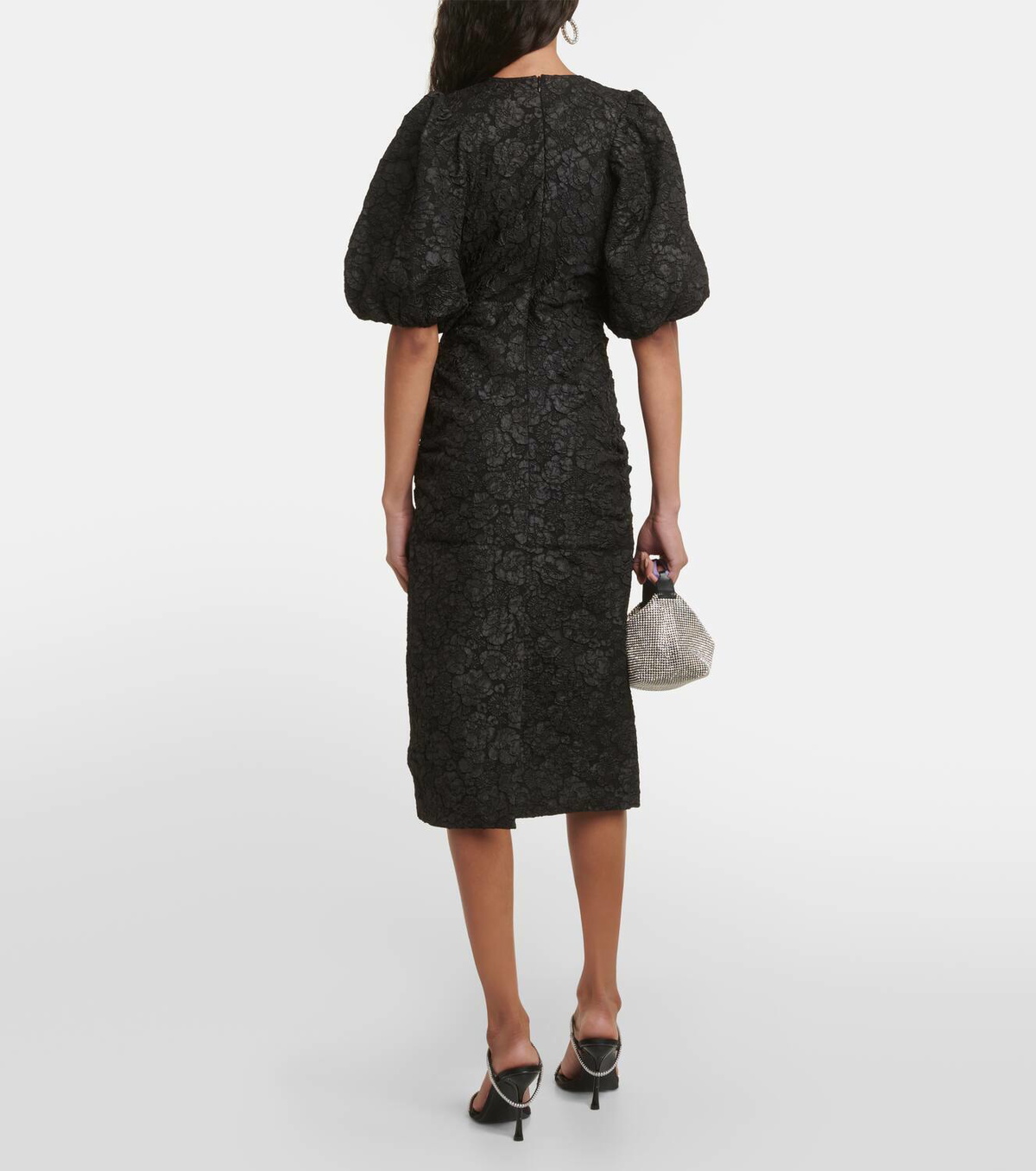 Ganni Black Polyester Casual Dress