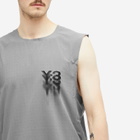 Y-3 Men's Run Tank Top in Ch Solid Grey