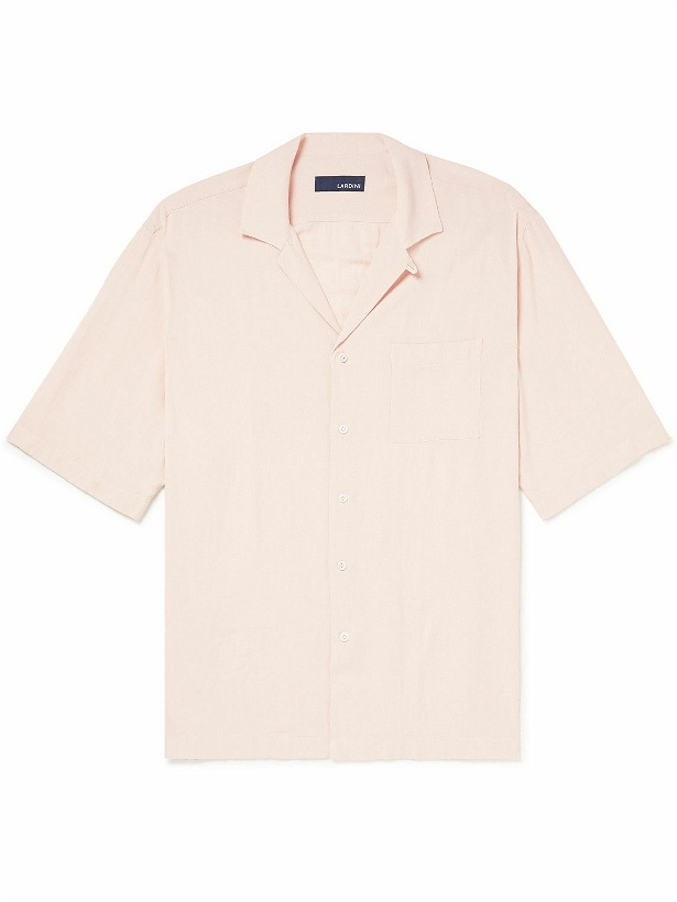 Photo: Lardini - Camp-Collar Woven Shirt - Pink