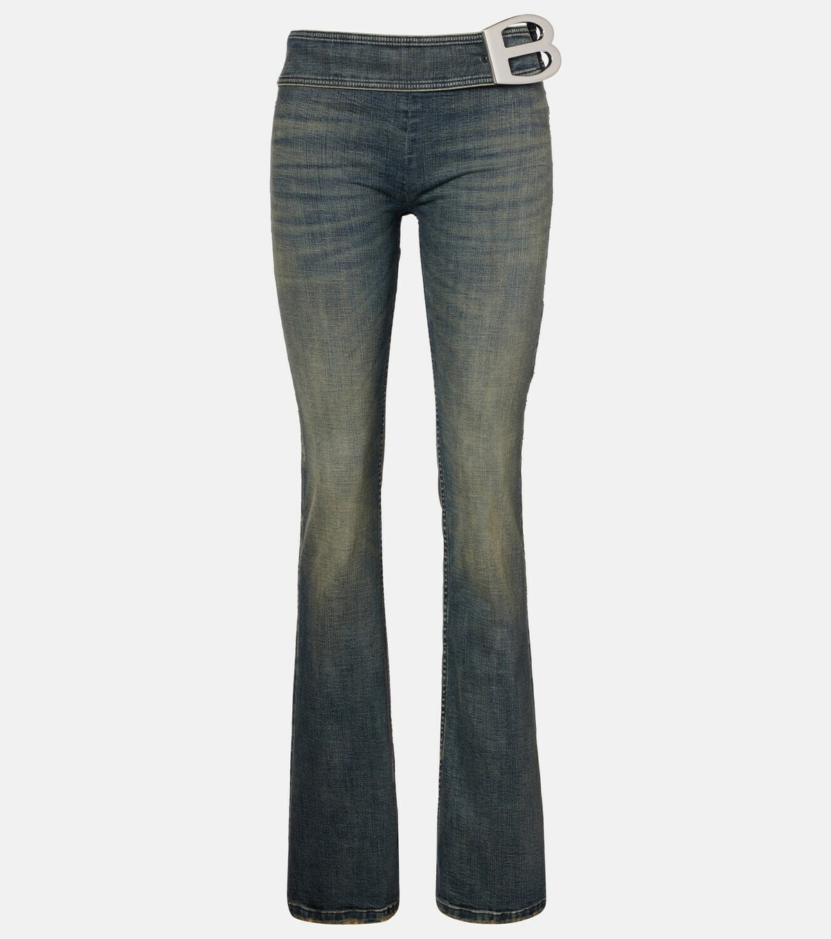 Balenciaga Low-rise bootcut jeans