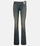 Balenciaga Low-rise bootcut jeans