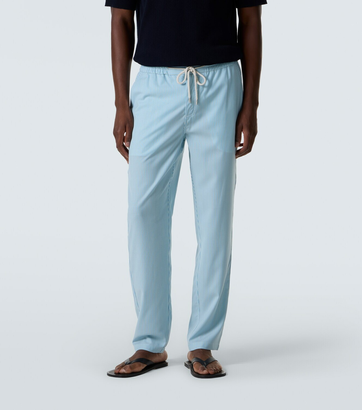 Vilebrequin Parc striped wool-blend slim pants