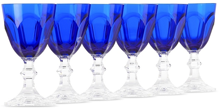 Photo: Mario Luca Giusti Blue Dolce Vita Water Glass Set, 6 pcs