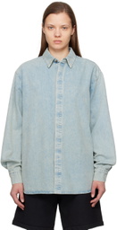 Fear of God Blue Faded Denim Shirt