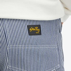 Stan Ray Men's Double Knee Painter Pants in Hickory Stripe
